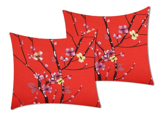 Floral Coral - Cushion Covers Pack of Two - Windsorlino.com