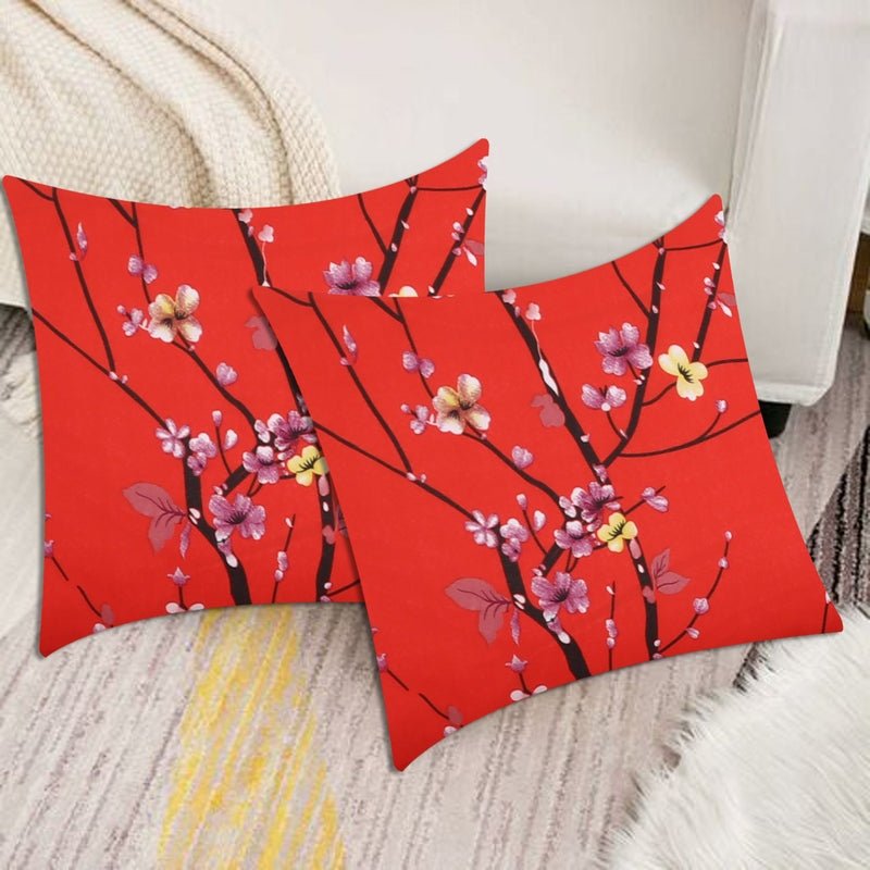 Floral Coral - Cushion Covers Pack of Two - Windsorlino.com