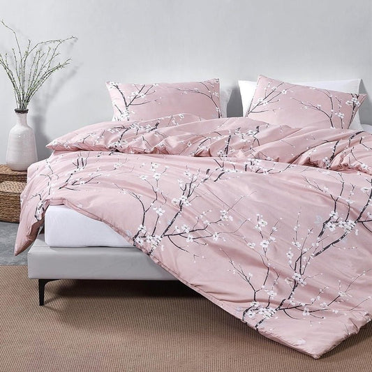 Floral Pink - Bed Sheet Set - Windsorlino.com