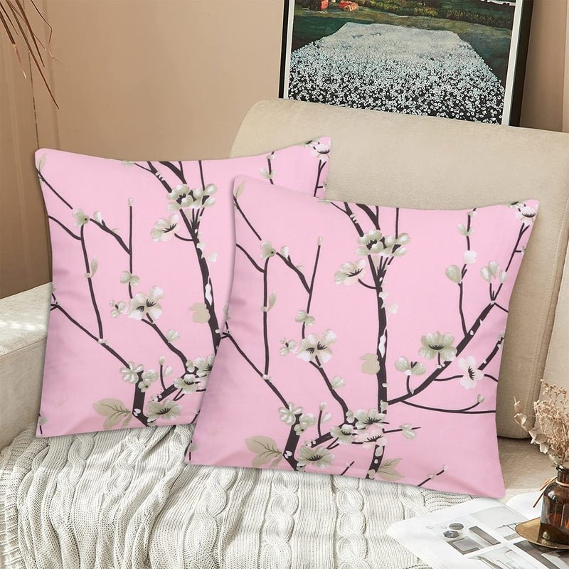 Floral Pink - Cushion Covers Pack of Two - Windsorlino.com