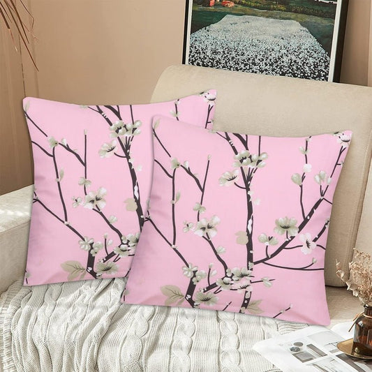 Floral Pink - Cushion Covers Pack of Two - Windsorlino.com