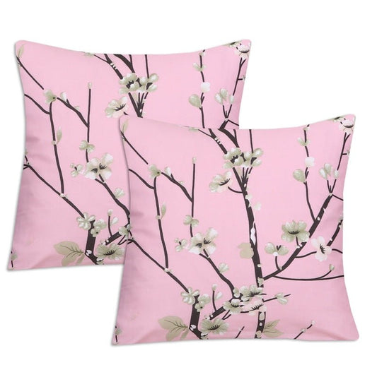 Floral Pink - Cushion Covers Pack of Two - Windsorlino.com