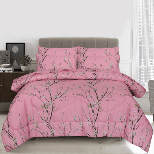 Floral Pink - Winter Razai Set - Windsorlino.com