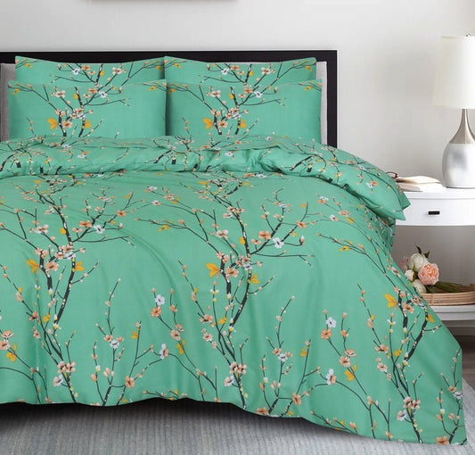Floral Teal - Bed Set - Windsorlino.com