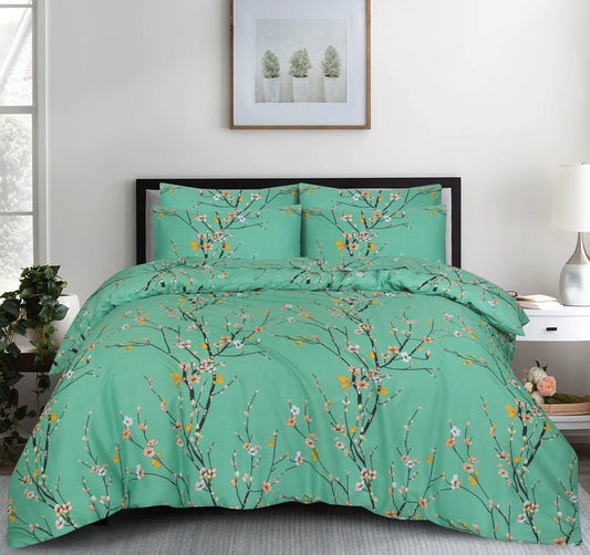 Floral Teal - Bed Set - Windsorlino.com