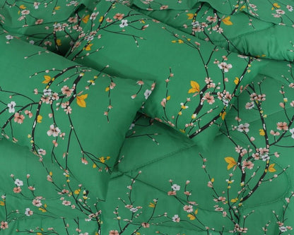 Floral Teal - Winter Razai Set - Windsorlino.com