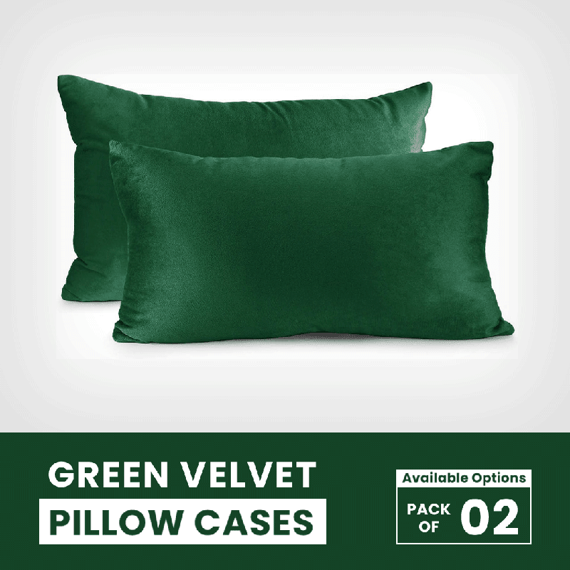 Green Velvet - Pillow Cases - Windsorlino.com