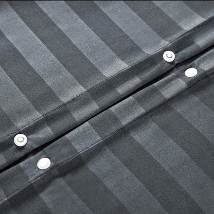 Grey Stripe - 7pcs Winter Razai/Quilt Set (Luxury) - Windsorlino.com