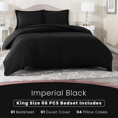 Imperial Black - Bed Set (Luxury) - Windsorlino.com