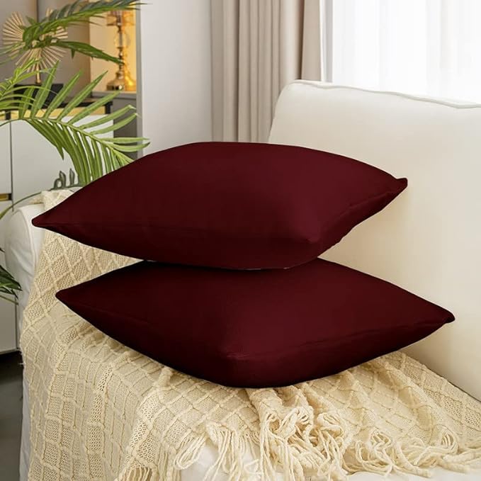 Imperial Burgundy - Cushion Covers Pack of Two - Windsorlino.com