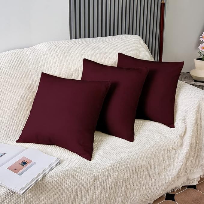 Imperial Burgundy - Cushion Covers Pack of Two - Windsorlino.com