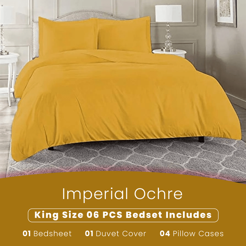 Imperial Ochre - Bed Set (Luxury) - Windsorlino.com