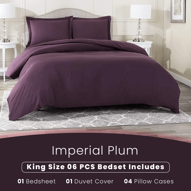Imperial Plum - Bed Set (Luxury) - Windsorlino.com