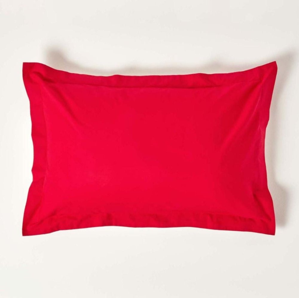 Imperial Red - Pack of 2 Pillow Cases Sham (Luxury) - Windsorlino.com