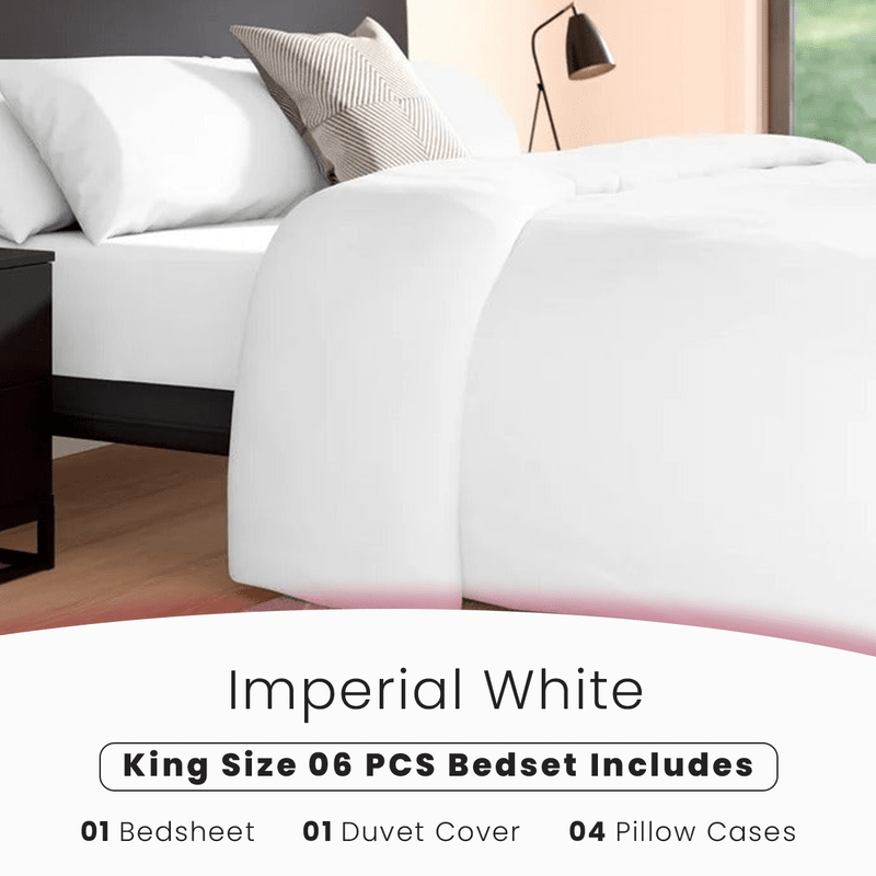 Imperial White - Bed Set (Luxury) - Windsorlino.com