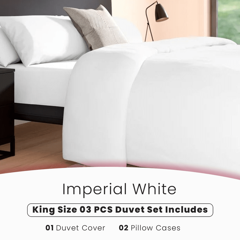 Imperial White - Bed Set (Luxury) - Windsorlino.com