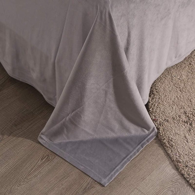 Light Grey Velvet - Luxury Bed Sheet Set - Windsorlino.com