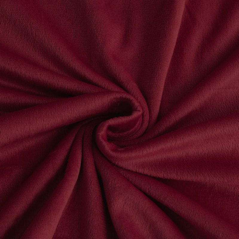 Maroon Velvet - Bed Set 8 Pcs (Luxury) - Windsorlino.com