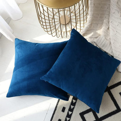 Navy Blue - Velvet Cushion Covers - Windsorlino.com
