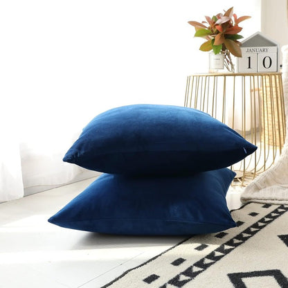 Navy Blue - Velvet Cushion Covers - Windsorlino.com
