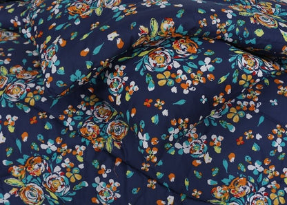 Navy Peony - Winter Razai Set - Windsorlino.com
