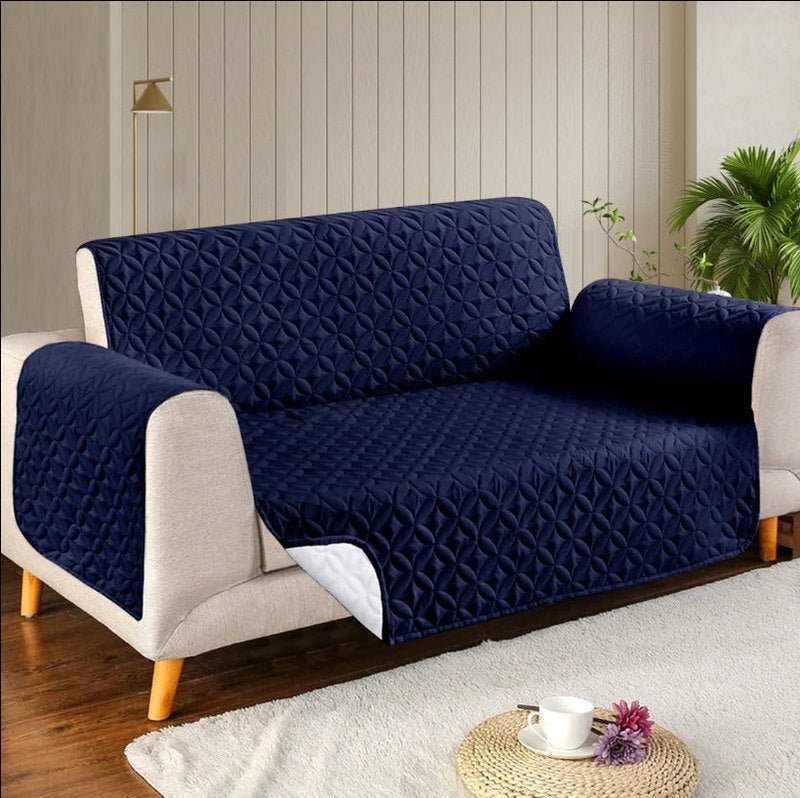 Navy - Premium Waterproof Sofa Cover - Windsorlino.com