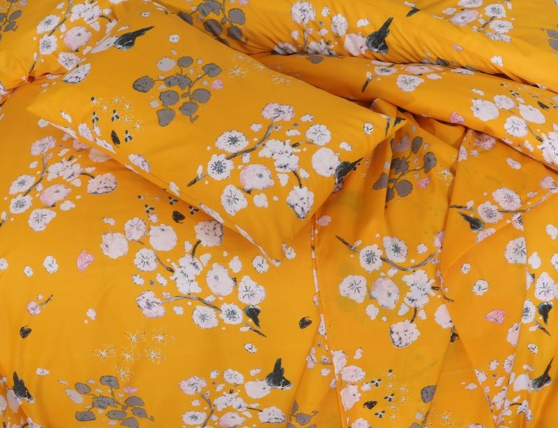Ochre Floral - Bed Set - Windsorlino.com