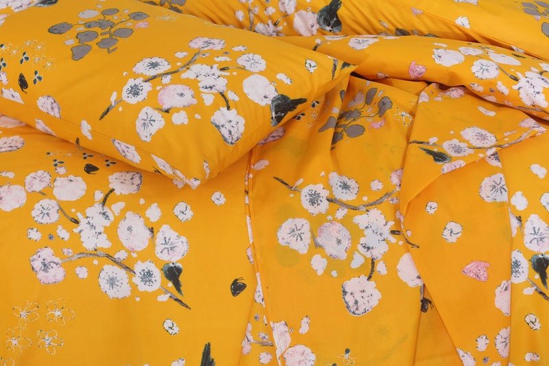 Ochre Floral - Bed Set - Windsorlino.com