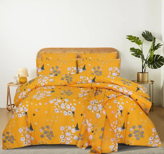 Ochre Floral - Bed Set - Windsorlino.com