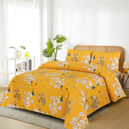 Ochre Floral - Bed Sheet Set - Windsorlino.com