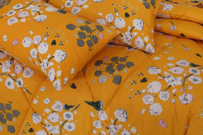 Ochre Floral - Winter Razai Set - Windsorlino.com