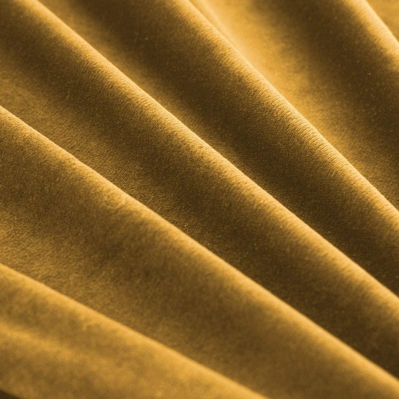 Ochre Velvet - Bed Set 8 Pcs (Luxury) - Windsorlino.com