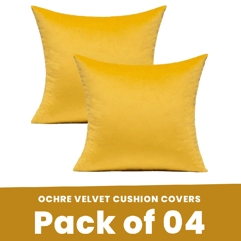 Ochre - Velvet Cushion Covers - Windsorlino.com