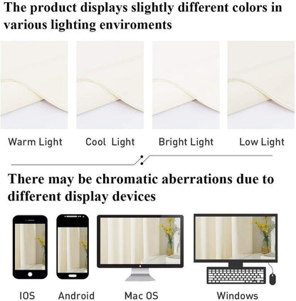 Off White - Velvet Window Curtains (Ultra Soft) - Windsorlino.com
