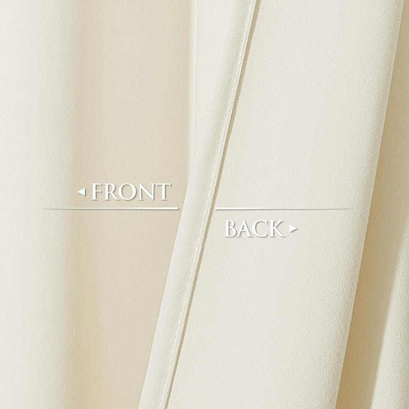 Off White - Velvet Window Curtains (Ultra Soft) - Windsorlino.com
