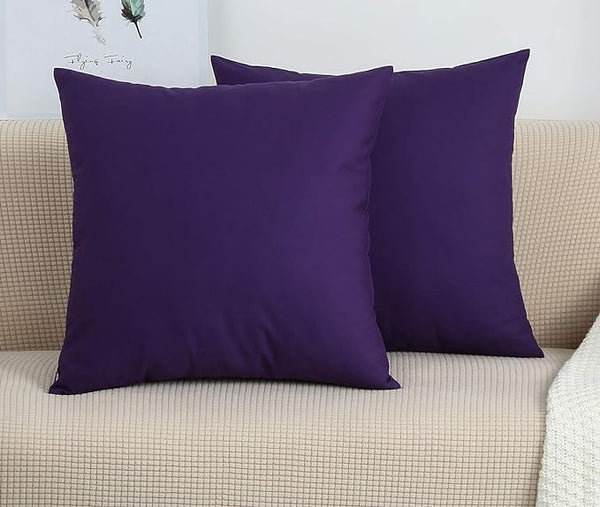Imperial Plum-Cushion Covers Pack of Two