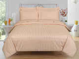 Peach Stripe - 7pcs Winter Razai/Quilt Set (Luxury)