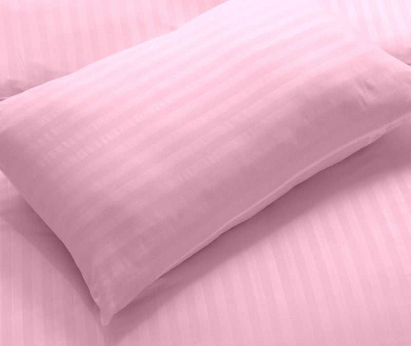 Pink Stripe - Bed Set 6 Pcs (Luxury) - Windsorlino.com