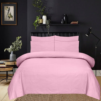 Pink Stripe - Bed Set 6 Pcs (Luxury) - Windsorlino.com