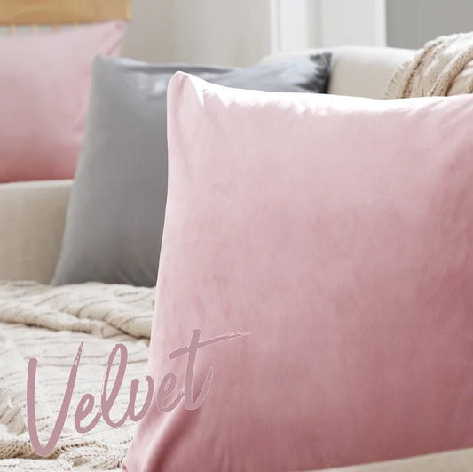 Pink - Velvet Cushion Covers - Windsorlino.com