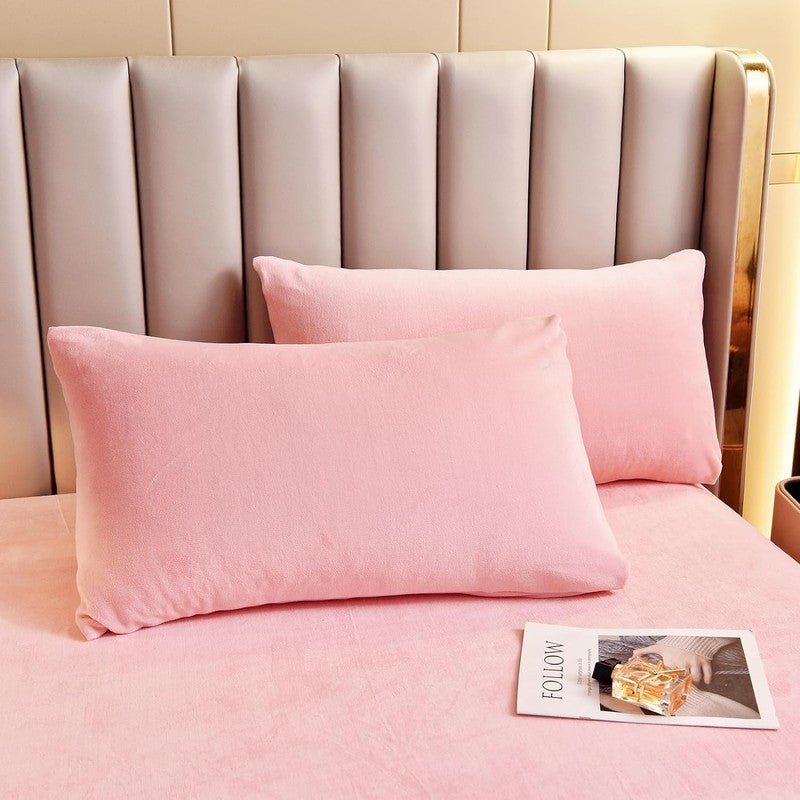 Pink Velvet - Luxury Bed Sheet Set - Windsorlino.com
