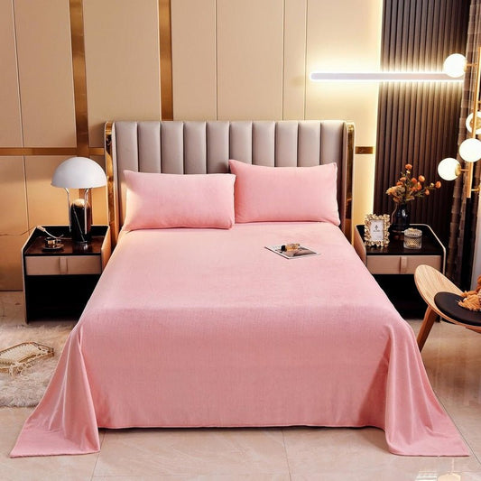 Pink Velvet - Luxury Bed Sheet Set - Windsorlino.com