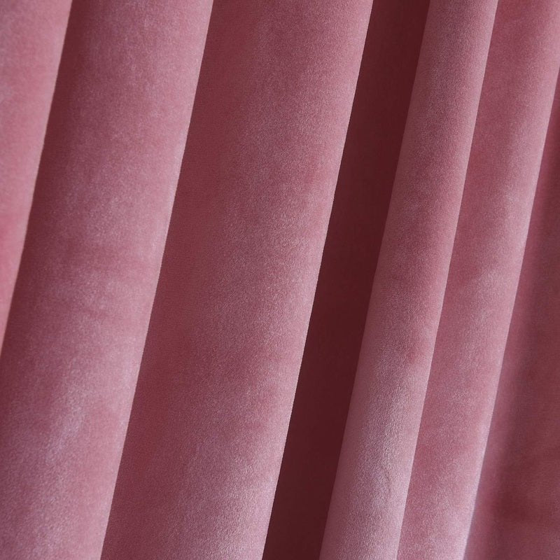 Pink - Velvet Window Curtains (Ultra Soft) - Windsorlino.com