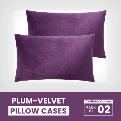 Plum Velvet - Pillow Cases - Windsorlino.com