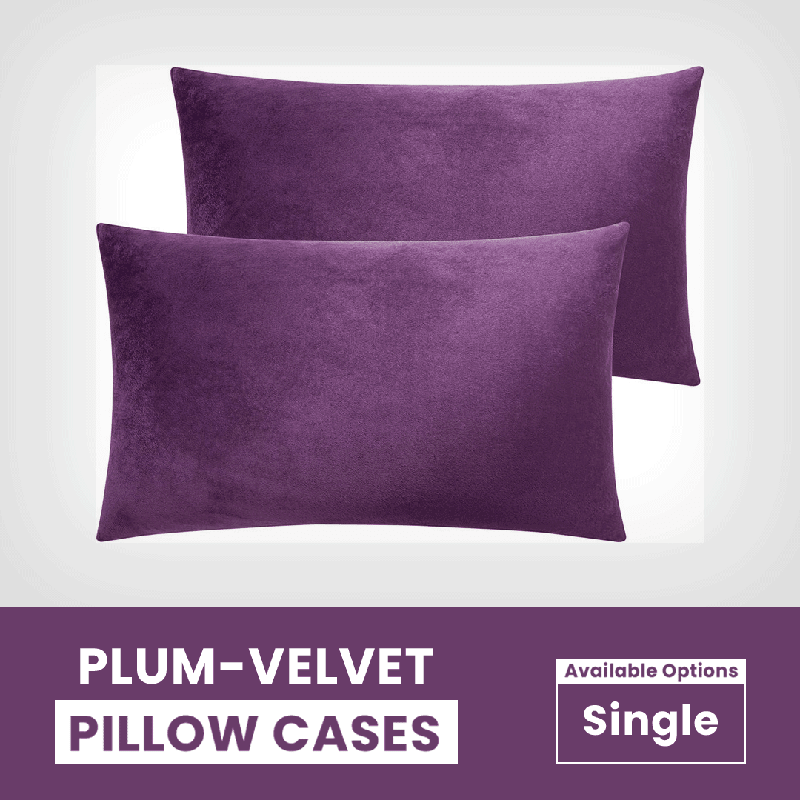 Plum Velvet - Pillow Cases - Windsorlino.com