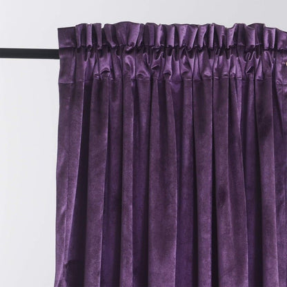 Plum - Velvet Window Curtains (Ultra Soft) - Windsorlino.com