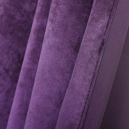 Plum - Velvet Window Curtains (Ultra Soft) - Windsorlino.com