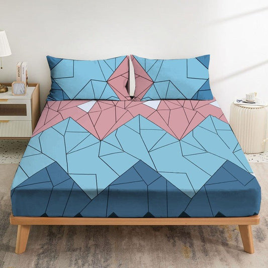 Rainbow Mosaic - Fitted Sheet Set - Windsorlino.com
