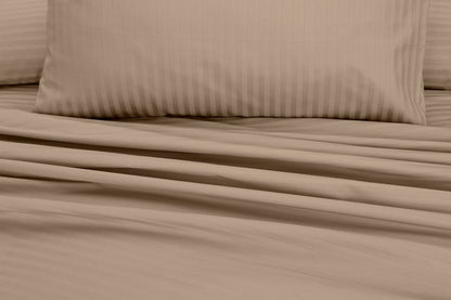 Sunset Gold Stripe - 7pcs Winter Razai/Quilt Set (Luxury) - Windsorlino.com