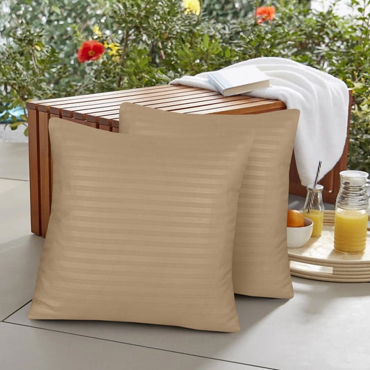 Sunset Gold Stripe - Cushion Covers Pack of Two - Windsorlino.com